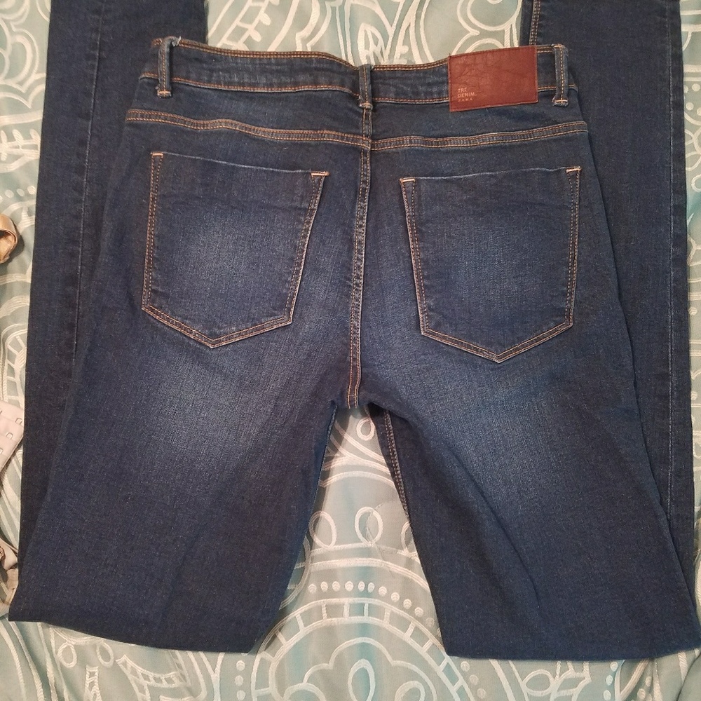 Zara TRF denim skinny jeans sz 6